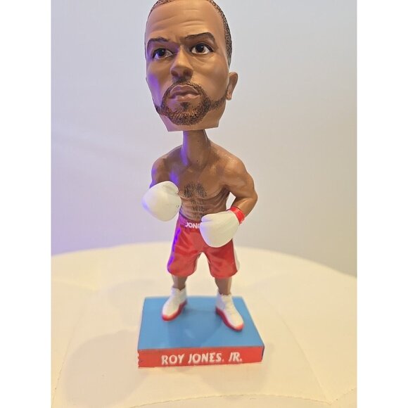 Boxer ROY JONES JR. Boxing Bobblehead TRINIDAD TITO 2008 IN BOX Don King rare - Picture 2 of 10
